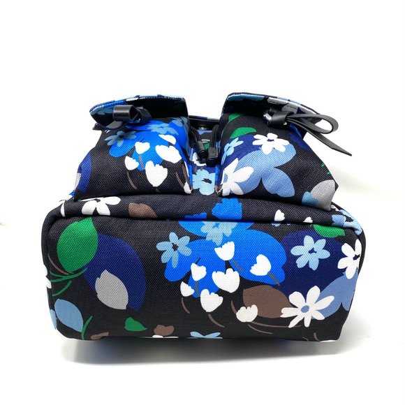 Kate Spade Flat Backpack Carley Bloom Multi Blue W - Picture 11 of 11